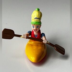 Polly pocket canoe fun doll